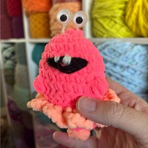 handmade Crochet pocket monster toy